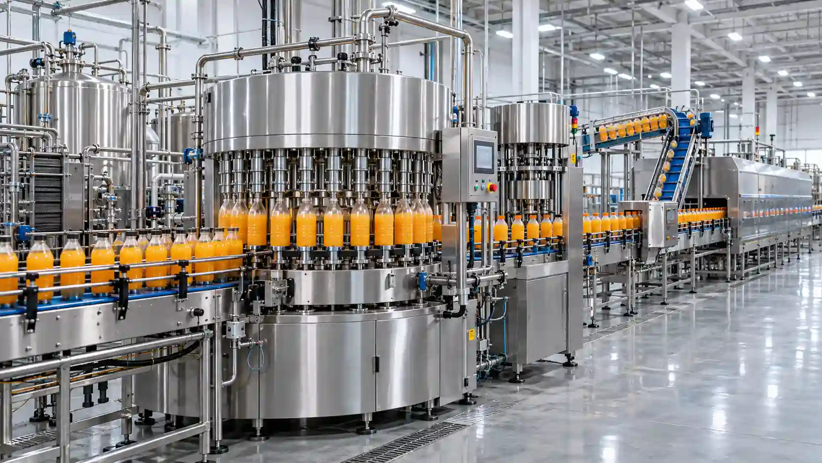 How to Plan a Hot Fill Line for a Beverage Bottling Plant 	 - Technical Insight
